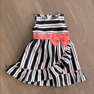 Bonnie Jean stripes dress. Size:3T. Worn Once.